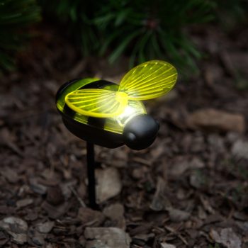 Leszúrható szolár LED méhecske 