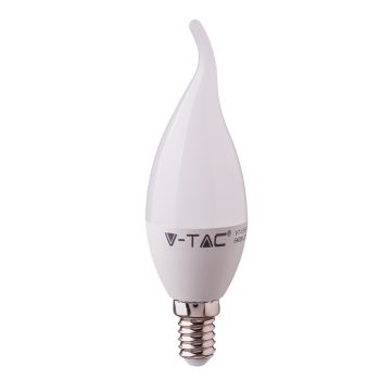   V-TAC gyertya LED izzó  E14 5,5W 470Lm 200° 6400K Samsung chip 