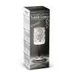 Phenom  Diamond asztali lámpa, átlátszó, állítható színhőmérséklet és fényerő, akkumulátoros kialakítás, USB tölthető