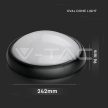 V-TAC Ovális Mennyezeti led lámpa, fekete 12W 800Lm 3000K 