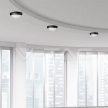 V-TAC Ovális Mennyezeti led lámpa, fekete 12W 800Lm 3000K 