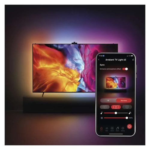 Emos GoSmart Ambient LED RGB világítás TV-hez 65“ (164 cm) 