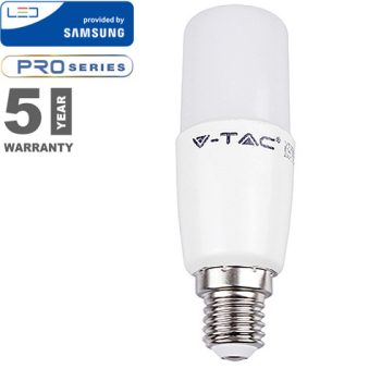  V-TAC Stick LED izzó  E27  8W 720Lm 230°  4000K Samsung chip