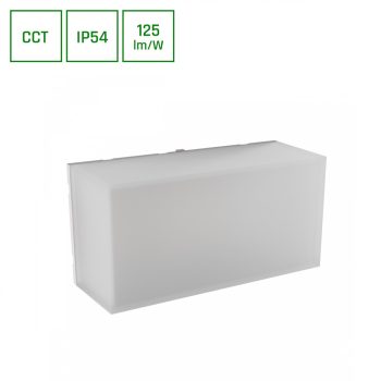   Spectrum Scatollo led lámpa, tégla forma CCT 8W 1000Lm IP54