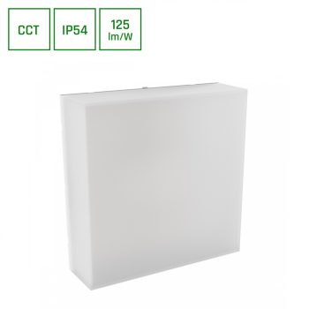   Spectrum Scatollo led lámpa, négyzet forma CCT 20W 2500Lm IP54