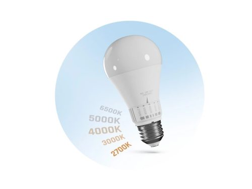 Spectrum színhőmérséklet változtatható  LED izzó E27 13W 1500lm 5CCT 2700-6500K
