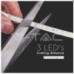 V-TAC LED szalag 12V 4,2W 420Lm 3000K 60led/m IP65