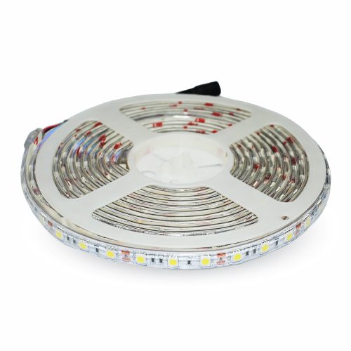 V-TAC LED szalag 12V 10W 1000Lm RGB 60led/m IP65 KÉSZLET ERJÉIG KAPHATÓ!