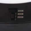 Kanlux ERGA mozgásérzékelős LED mennyezeti lámpa, fekete 17W 1600LM CCT 3000-6500K 