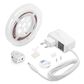   V-tac LED szalag szett mozgásérzékelővel 12V 2,8W 260Lm 4000K 1,2m IP44