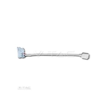   RGBW led szalag betáp csatlakozó tűskés véggel, 5 pólusos, 10mm