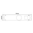 Avide mini PIR mozgásérzékelő alu profilba 12V 96W