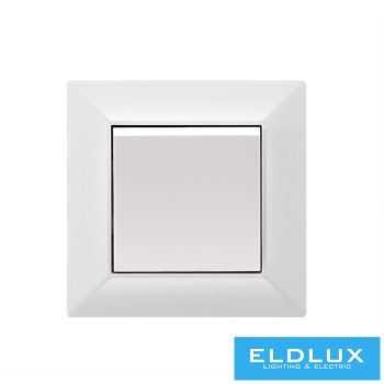 Eldground egypólusú kapcsoló (101) keret nélkül