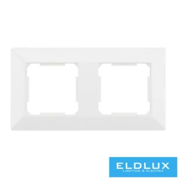 ELDGROUND kettes műanyag keret fehér 