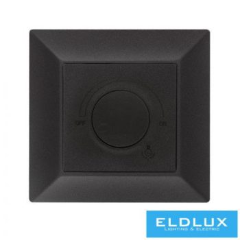 Eldground fényerő szabályzó kapcsoló  max 500W fekete