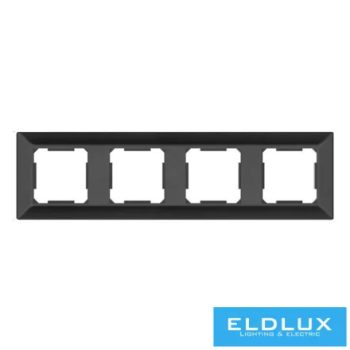 ELDGROUND kettes műanyag keret fekete