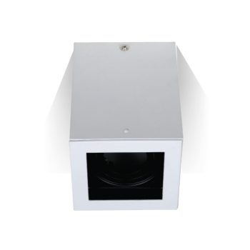   V-TAC Felületre szerelhető spot keret, billenthető, szögletes forma, fehér szín