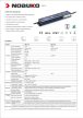 60W Nobuko LED tápegység 24V 2,5A IP67