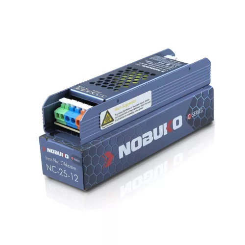 25W Nobuko szerelhető fém LED tápegység 12V 2,1A IP20