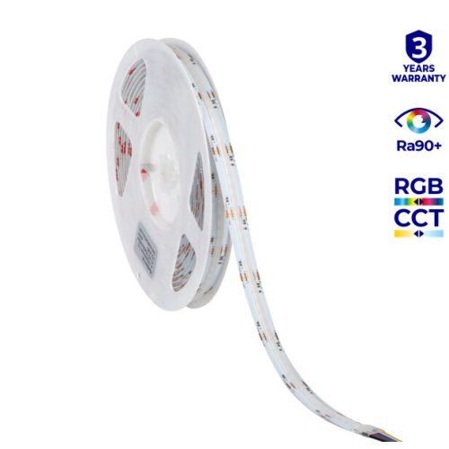Kanlux COB RGB+CCT LED szalag 24V 21W 680Lm 840LED/M IP00 