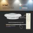 V-TAC CCT Design Mennyezeti led lámpa távirányítóval 38W 3300Lm 3000-6400K KÉSZLET EREJÉIG KAPHATÓ!