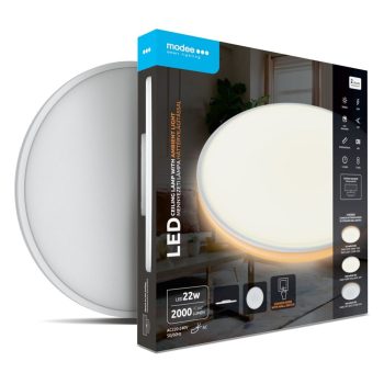   Modee Mennyezeti design led lámpa, kerek forma, opál búrával, 22W 2000Lm 2700-4000K
