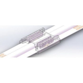   COB RGB led szalag toldó 4 pólusos,  szalag-szalag toldáshoz, 10mm