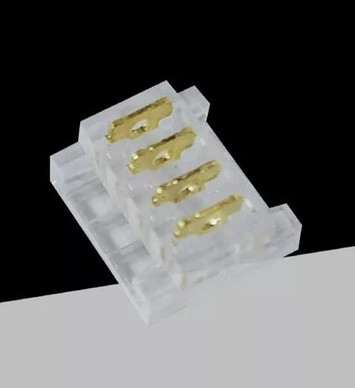 RGB led szalag toldó 4 pólusos, szalag-szalag toldáshoz, 10mm 