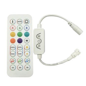   Master Long RGB futófényes LED szalag vezérlő távirányítóval+ Bluetooth okos vezérlés 5-24V