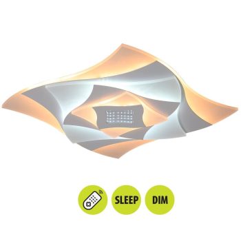   Vivalux SAVOY Mennyezeti design led lámpa távirányítóval 63W 4378Lm 3000-6400K 