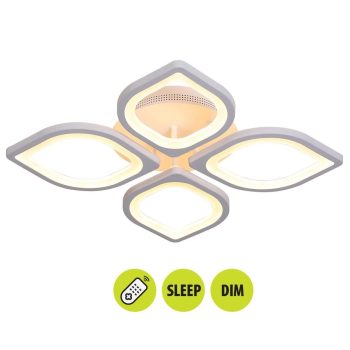   Vivalux VIKI Mennyezeti design led lámpa távirányítóval 60W 4752Lm 3000-6000K