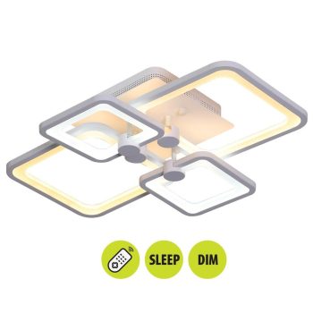   Vivalux METRO Mennyezeti design led lámpa távirányítóval 74W 5906Lm 3000-6400K