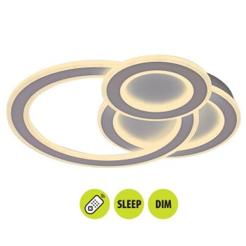   Vivalux  CANDY Mennyezeti design led lámpa távirányítóval 105W 8573Lm 3000-6400K
