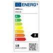 Luxera Lenys led lámpa, szögletes forma, króm 18W 1530Lm 4000K 