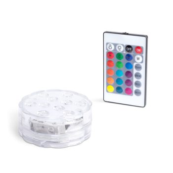   RGB LED-es medence világítás, elemes, távirányítós IP68