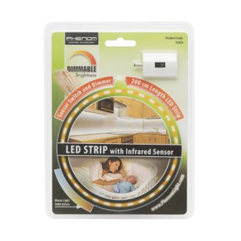   Phenom LED szalag szett infrás kapcsolóval 12V 4,8W 360Lm 3000K  2m  IP20