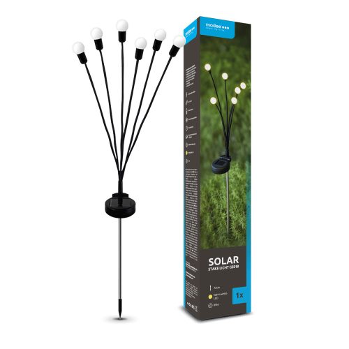 Led solar lámpa Szentjánosbogár 3000K 73 cm