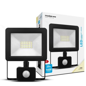 Modee mozgásérzékelős led reflektor 20W 4000K 1800lm 