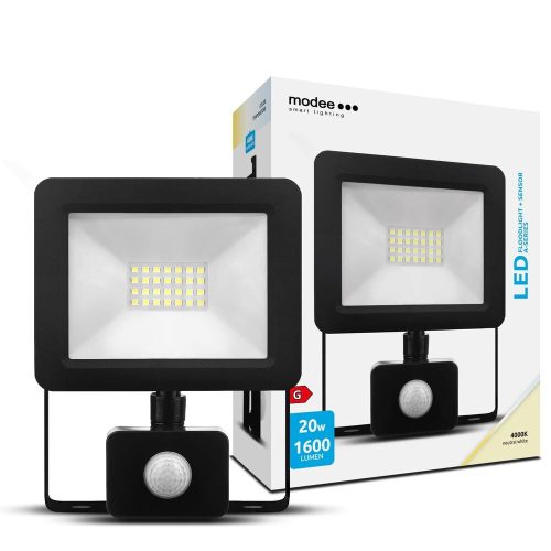 Modee mozgásérzékelős led reflektor 20W 4000K 1800lm 