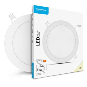 Modee 24W  Beépíthető kör led panel 4000K 2160Lm 