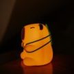 Ecolight Kapibara éjszakai fény, USB tölthető,időzíthető kikapcsolás, meleg fehér+ RGB fény 