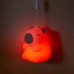 Ecolight  Kapibara éjszakai fény, kulcstartó, USB-C tölthető, RGB+3000K  