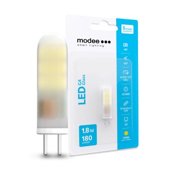   Modee LED izzó 12V G4 1,8W 180Lm 320° 2700K KÉSZLET EREJÉIG KAPHATÓ!