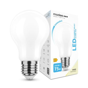   Modee dimmelhető filament LED izzó  E27 8W 4000K 1055Lm  KÉSZLET EREJÉIG KAPHATÓ!