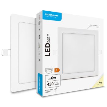 Modee 6W  Beépíthető négyzet led panel 4000K 450Lm