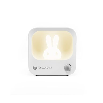 Forever Light nyuszis éjszakai fény mozgásérzékelővel, USB tölthető, meleg fehér