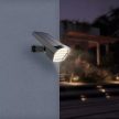 Braytron LED leszúrható / falra szerelhető szolár, 12W CCT 300Lm  IP65, dimmelhető, szürke