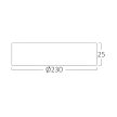 Braytron LED mennyezeti lámpa CCT20W1980Lm Jade kerek