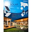 Ultralux Napelemes LED mozgásérzékelős reflektor IP54 11W 5000K 1500 Lm