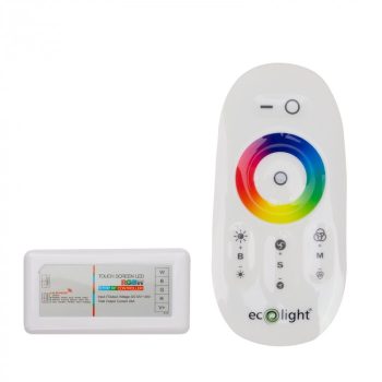   Ecolight vezérlő és távirányító szett RGB, RGBW LED szalaghoz 12-24V  288-576W